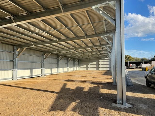 Exploring the Interior of a Metal Open Shed — Shed Kits in Byron Bay, NSW