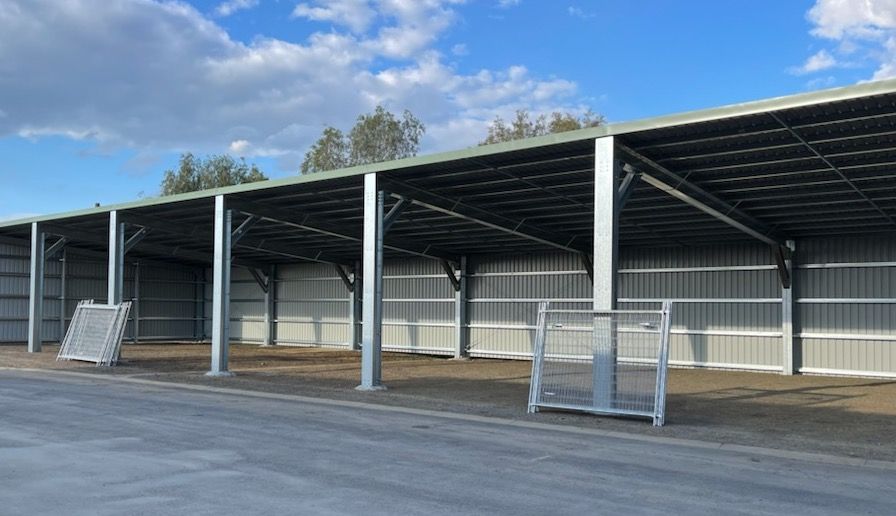 Large Open Machinery Shed — Shed Kits in Casino, NSW