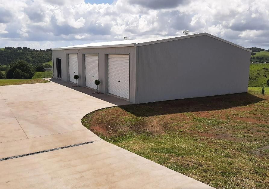 Gray Custom Shed