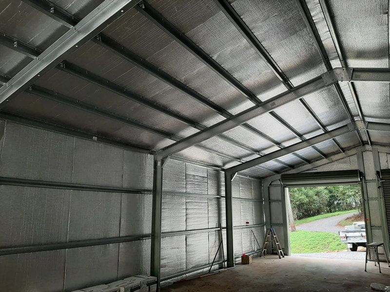 Interior of Steel Shed Showcasing Australian Craftsmanship — Shed Kits in Lismore, NSW