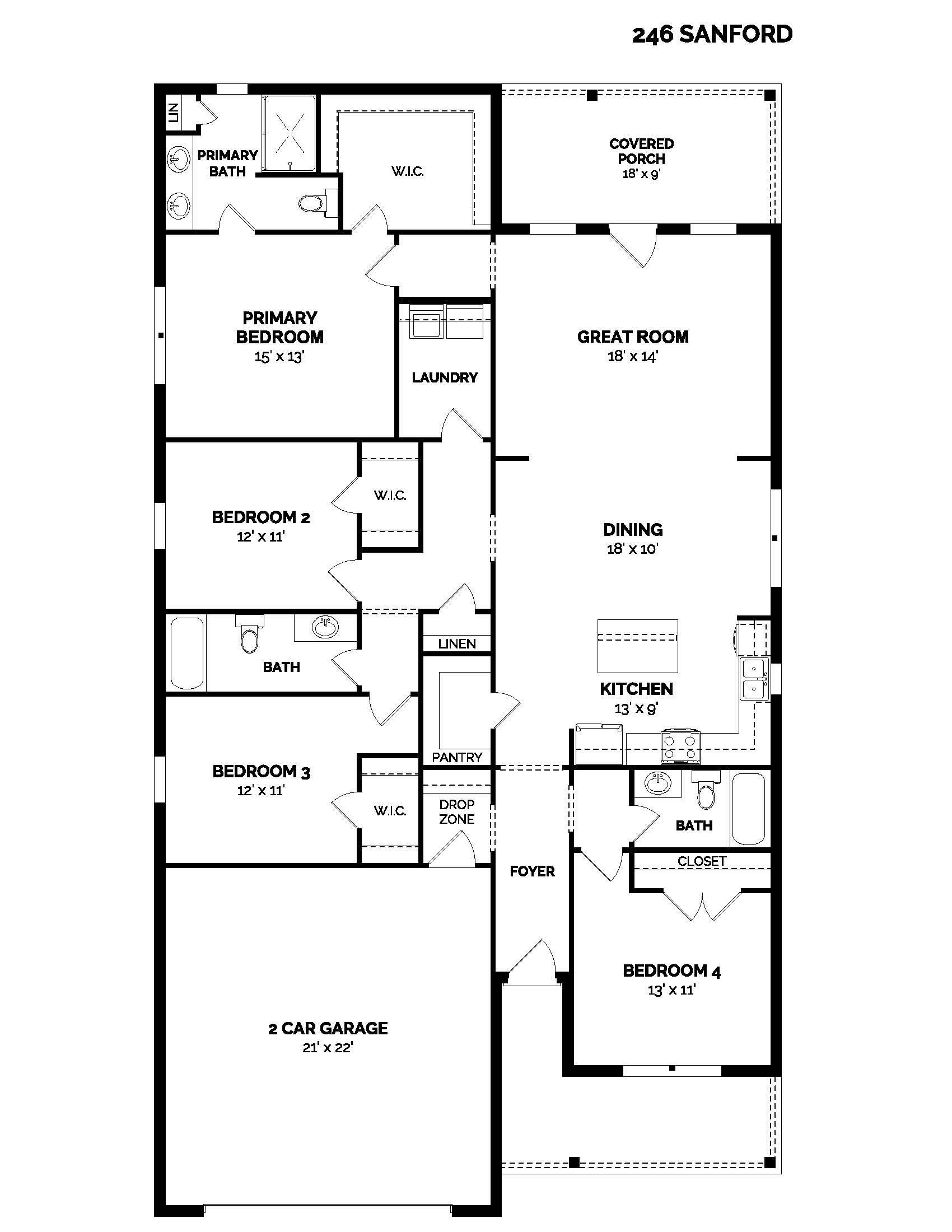 Sanford Floorplan