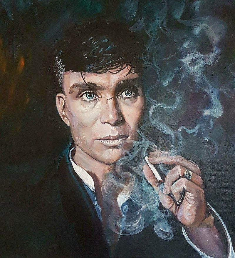 Peaky blinders painting