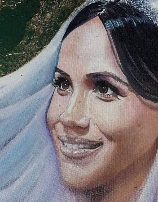 Megan Markle painting