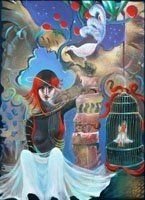 A painting by Shirley Wright