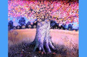 A painting by Shirley Wright