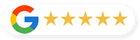 Google logo with five gold stars, suggesting a 5-star rating