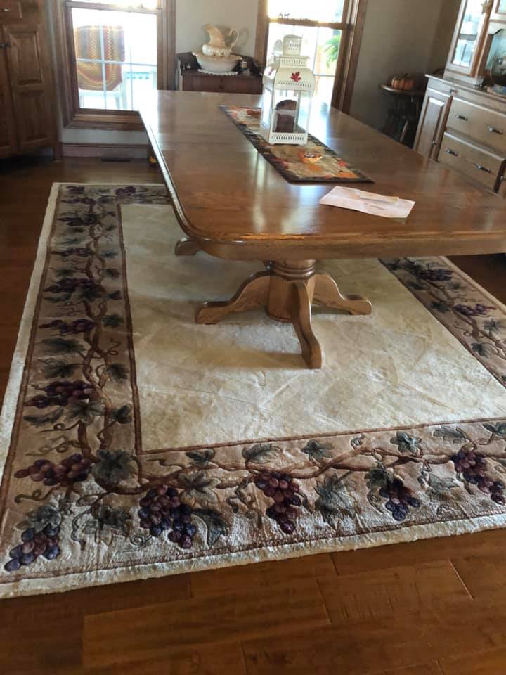 Dining Area Carpet — Lancaster, OH — Ewing Steam Cleaning Inc.
