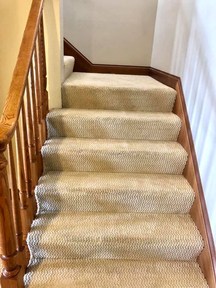 Stairs Carpet — Lancaster, OH — Ewing Steam Cleaning Inc.