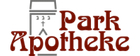 Ein rot-weißes Logo für die Park-Apotheke