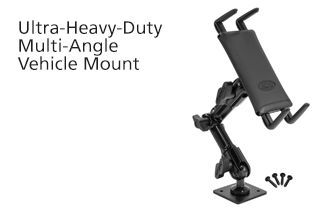 A picture of an ultra-heavy duty multi-angle vehicle mount.