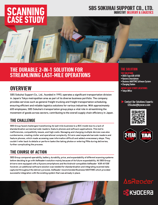 Smart mobile computing is a total scanning solution.
