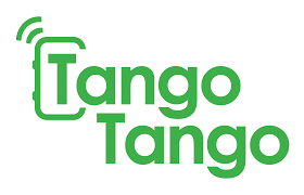 The logo for tango tango is green and white on a white background.