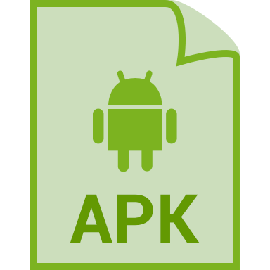 A green icon with the word apk on it