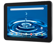 A kyocera flip phone shows the time as 1:00