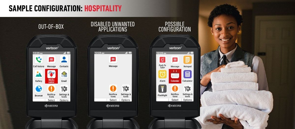 kyocera mobile phones for hospitality
