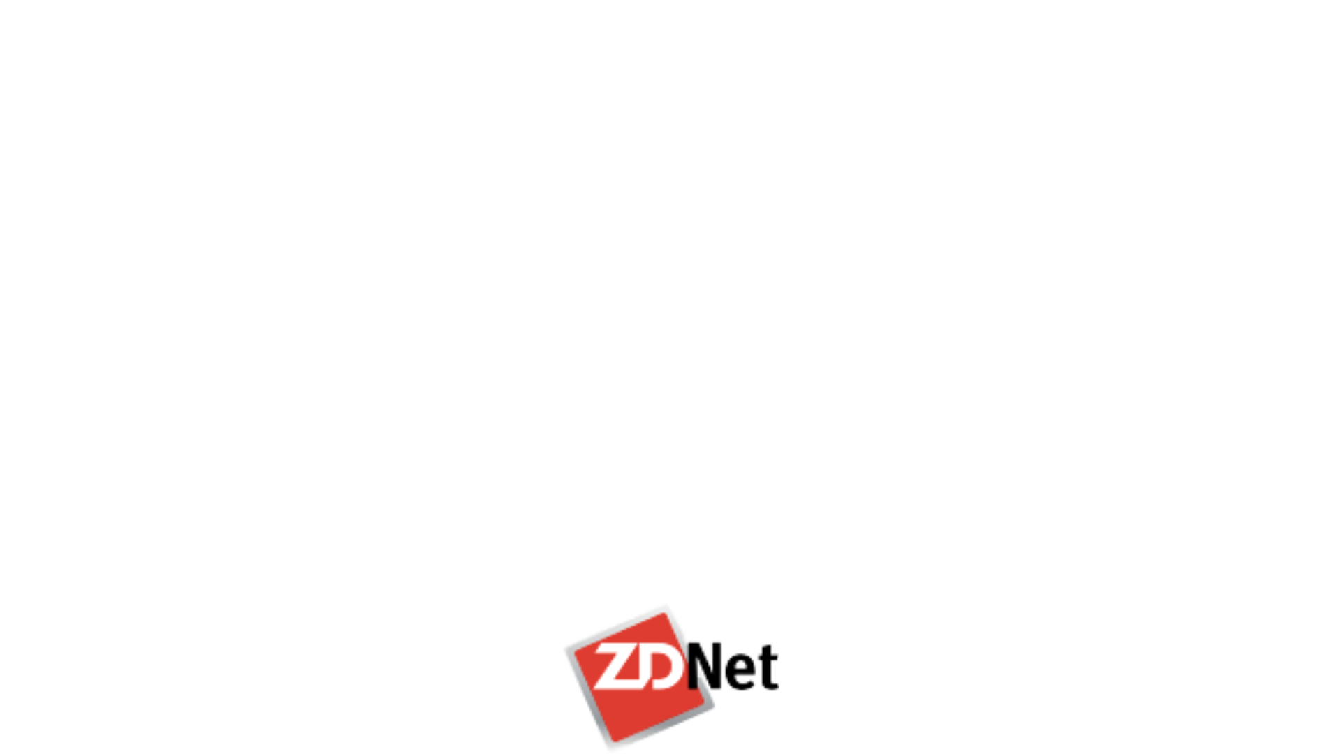 The zd net logo is on a white background.