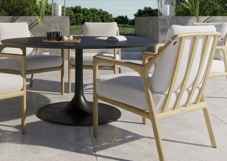 Water's Edge Faux Teak Dining Collection