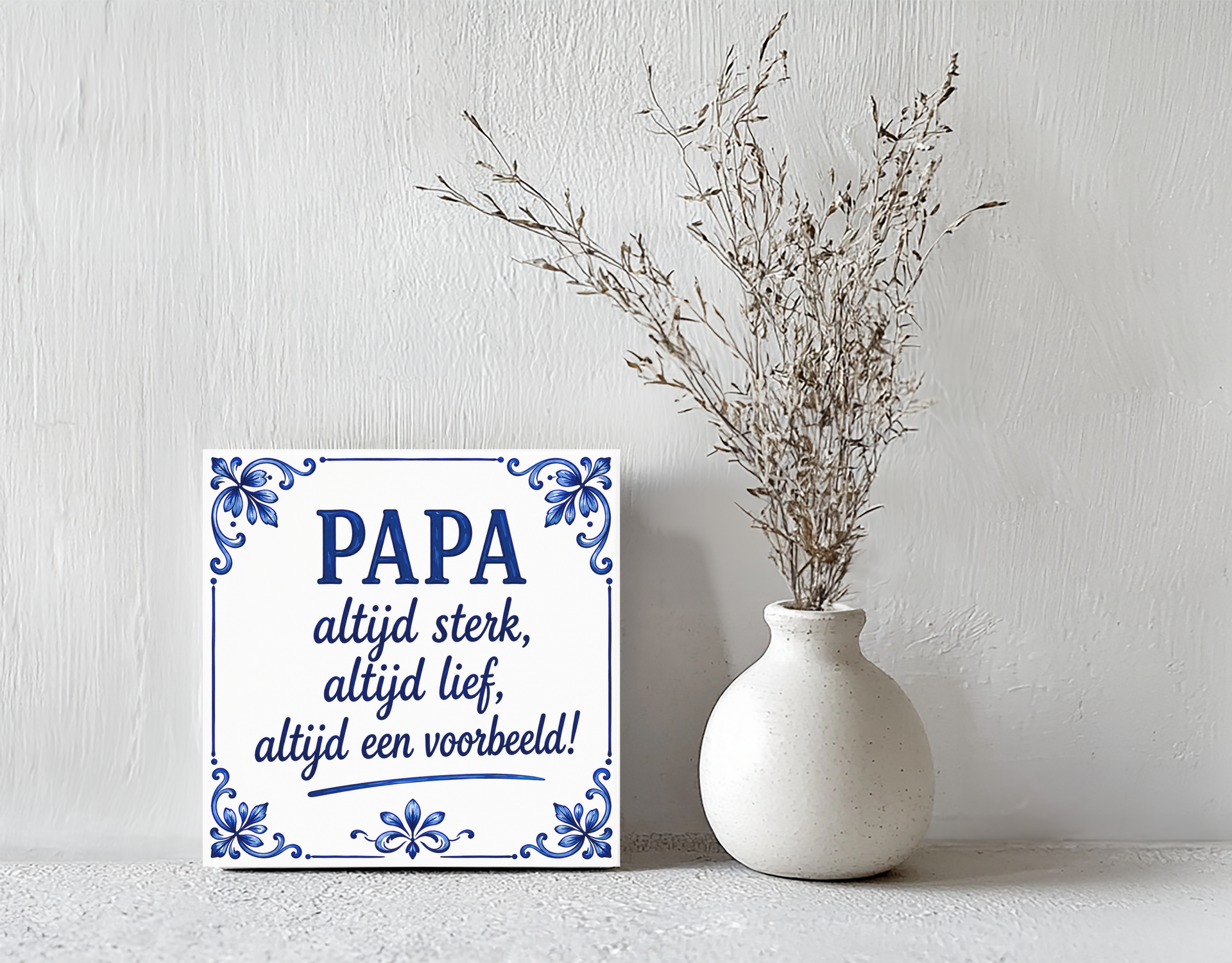 Papa altijd een voorbeeld