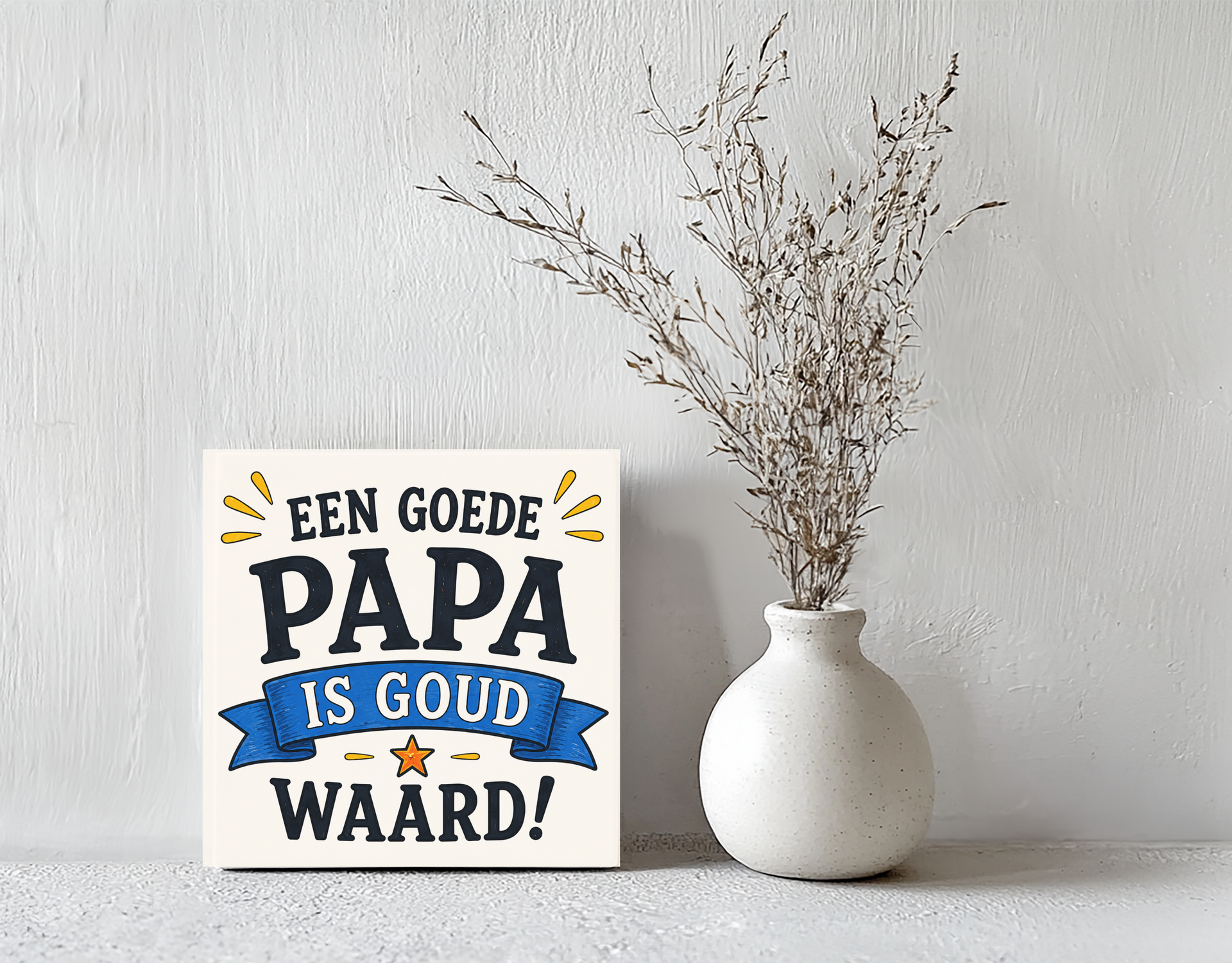 Papa is goud waard