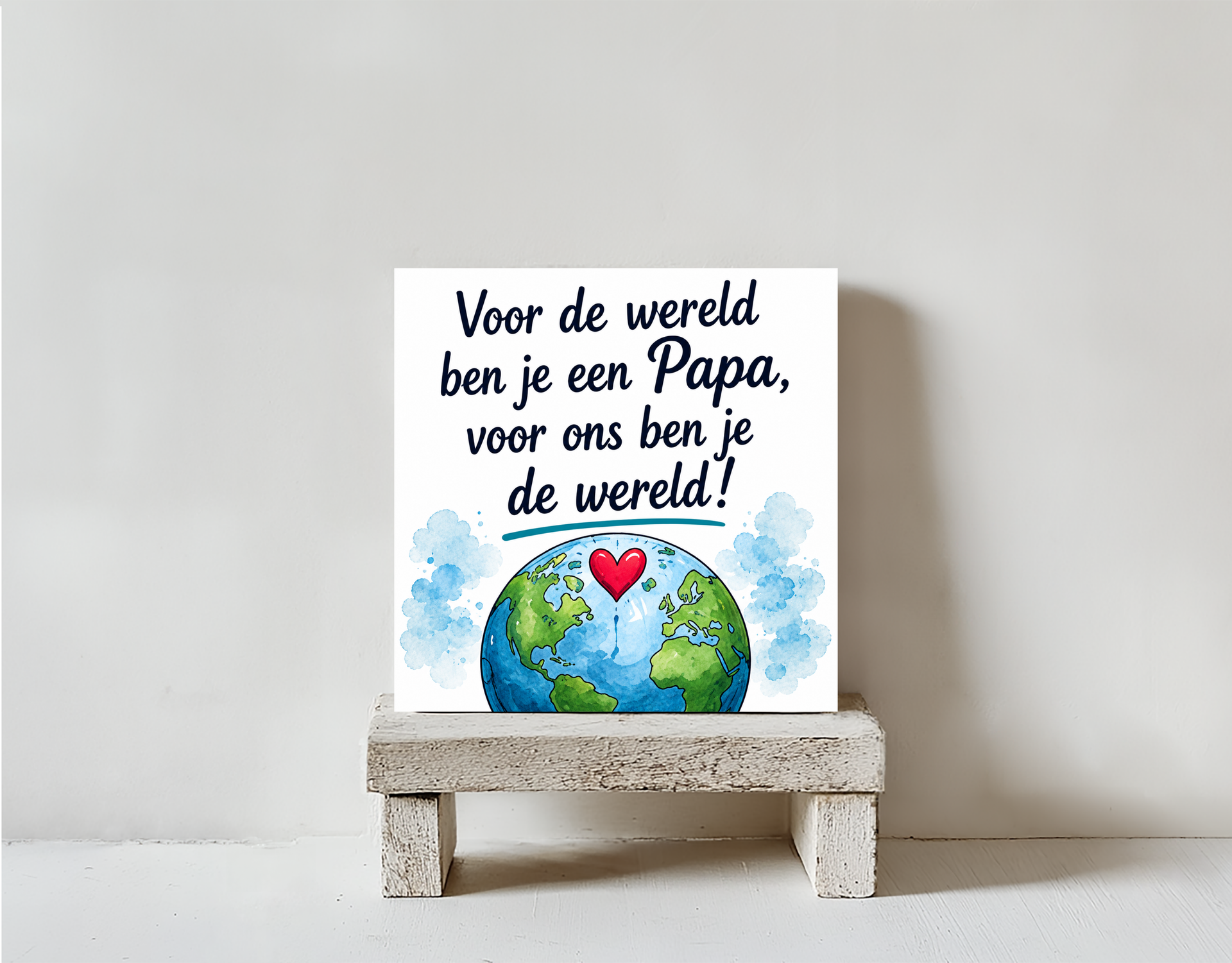 Voor de wereld ben je een Papa