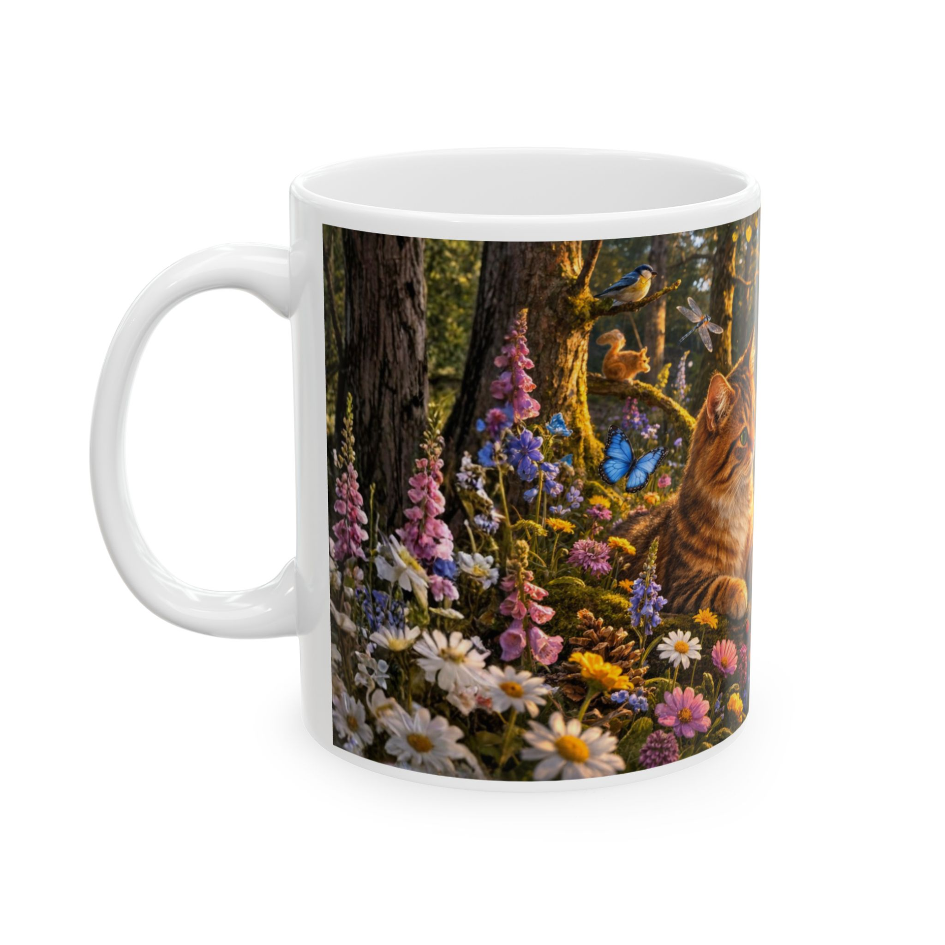 Kat en Kitten Magische Natuur Mok