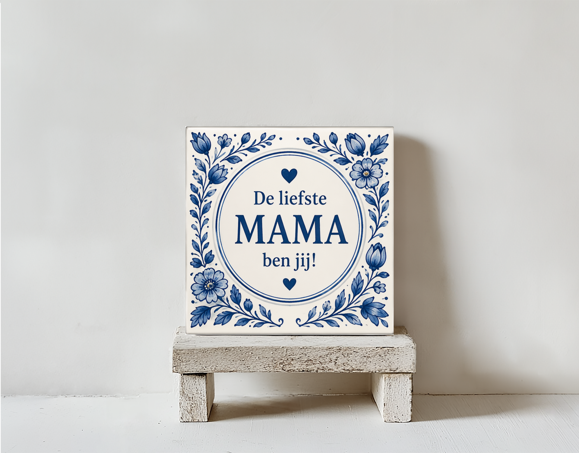 Tegeltje Liefste Mama Delft Blauw