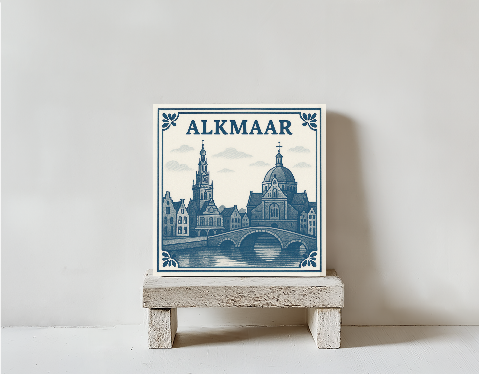 Tegeltje alkmaar steen