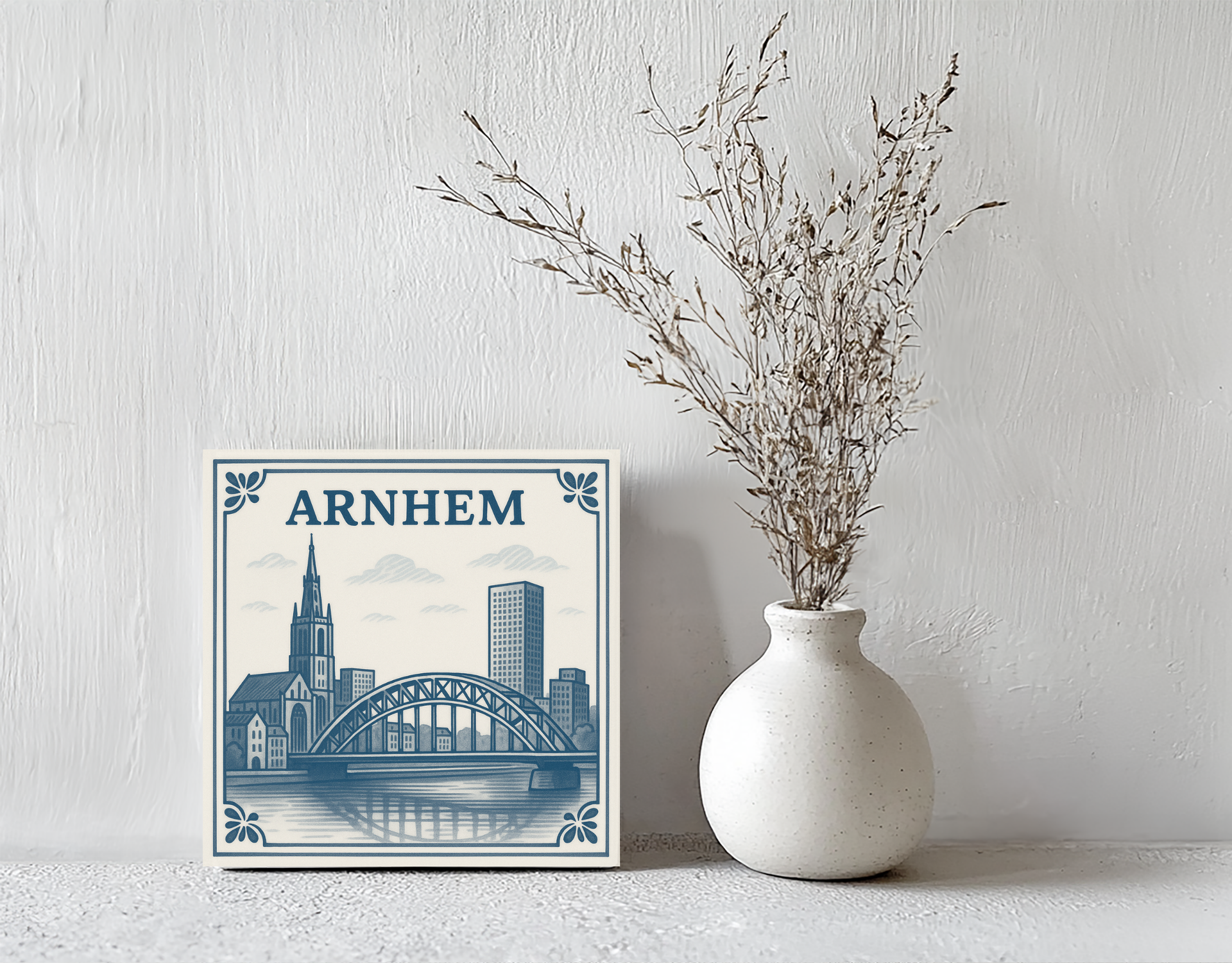 Tegeltje arnhem steen