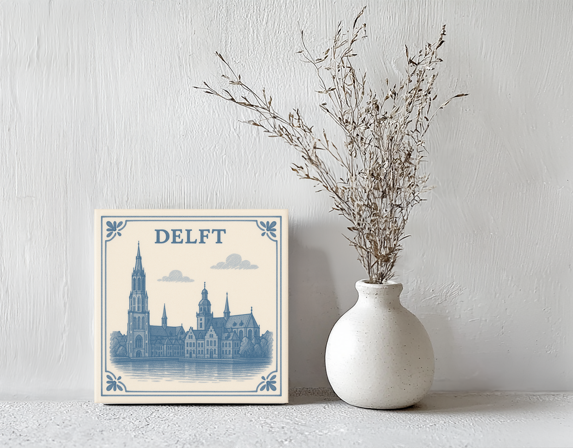 Tegeltje delft steen