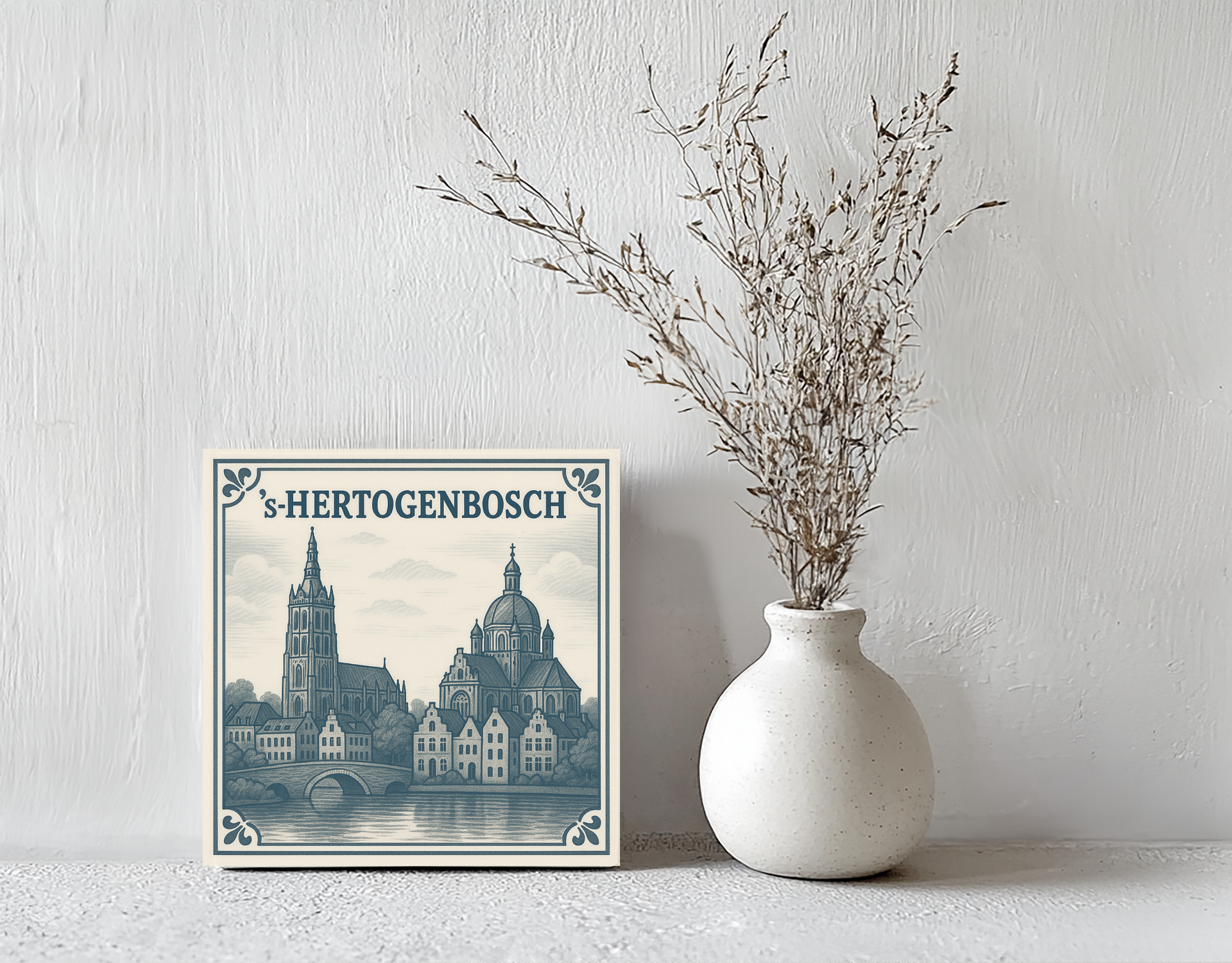 Tegeltje den bosch steen