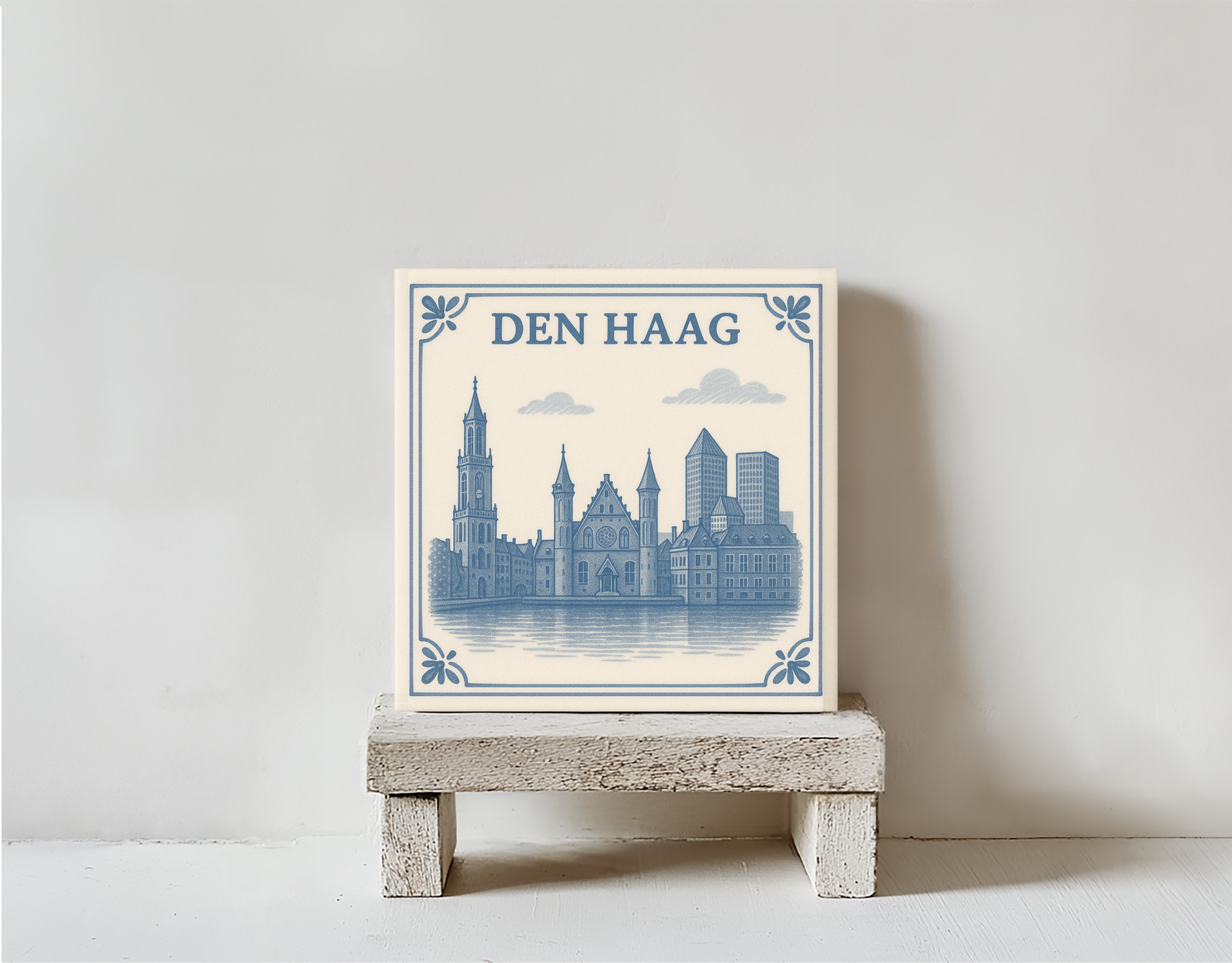 Tegeltje den haag steen