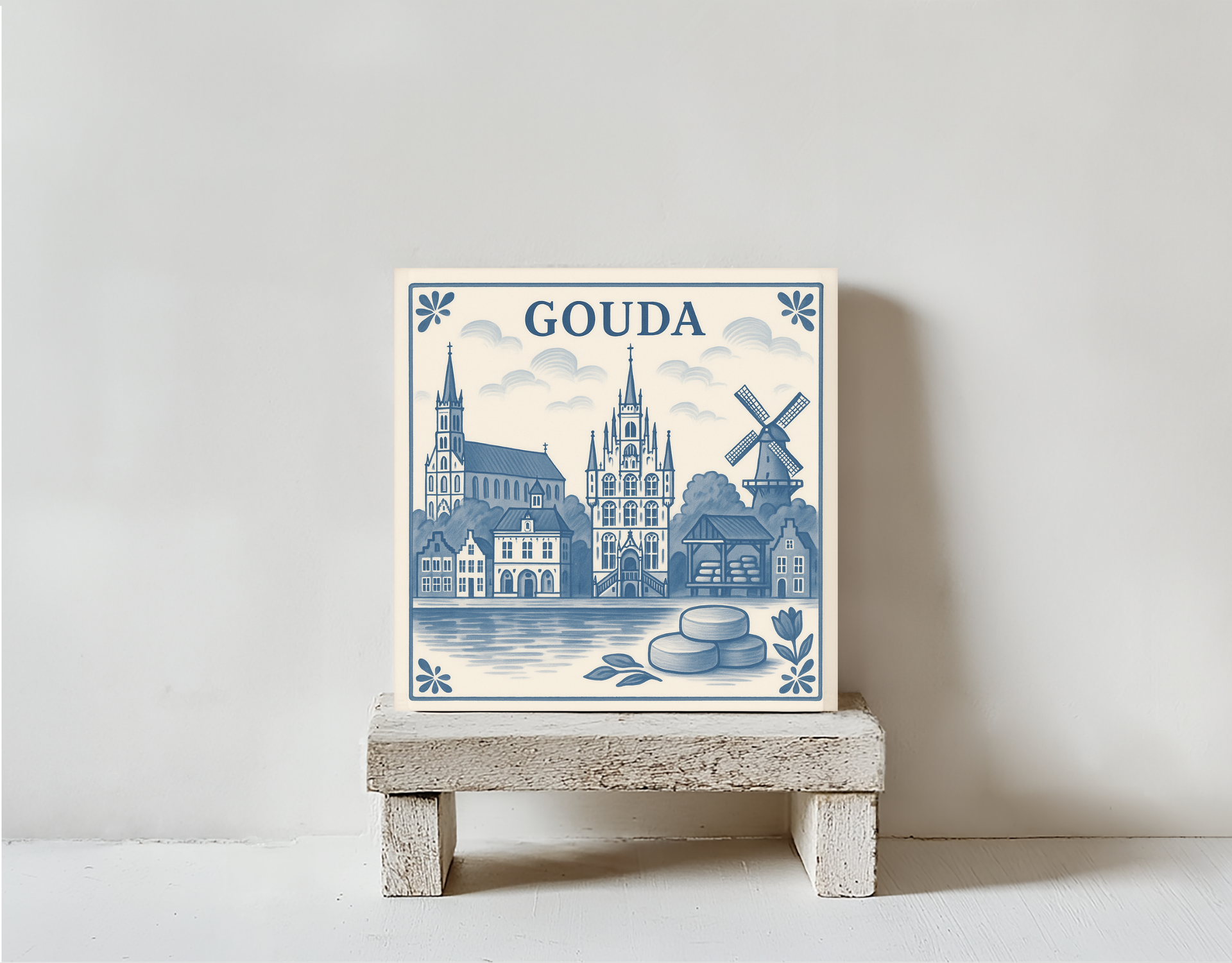 Tegeltje gouda 1 steen