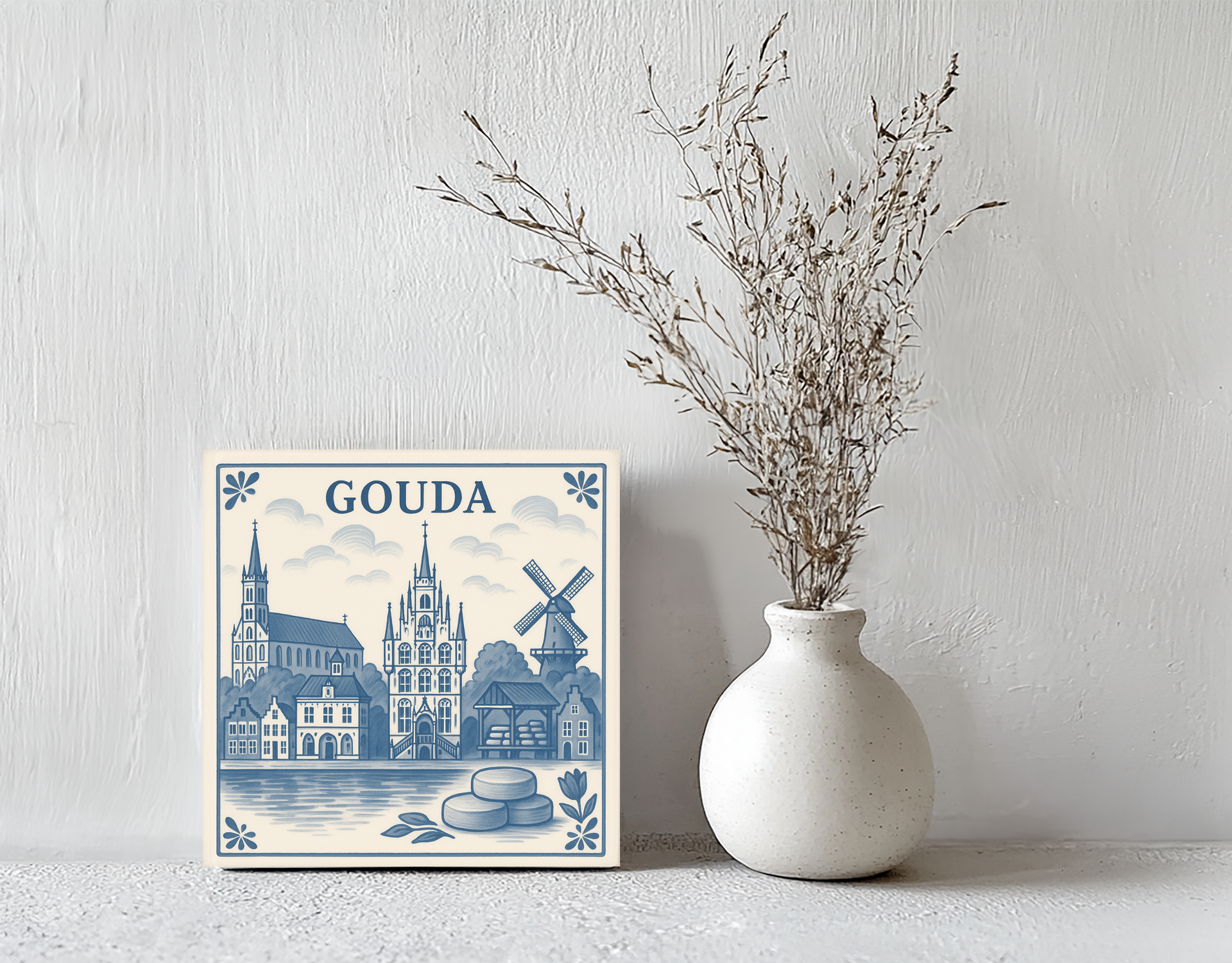 Tegeltje gouda 1 steen