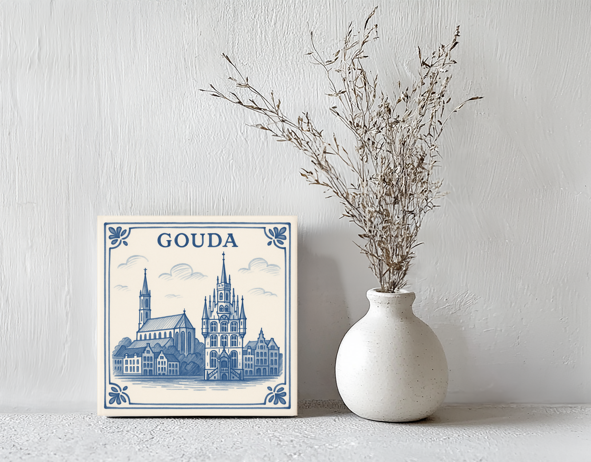 Tegeltje gouda 2 steen