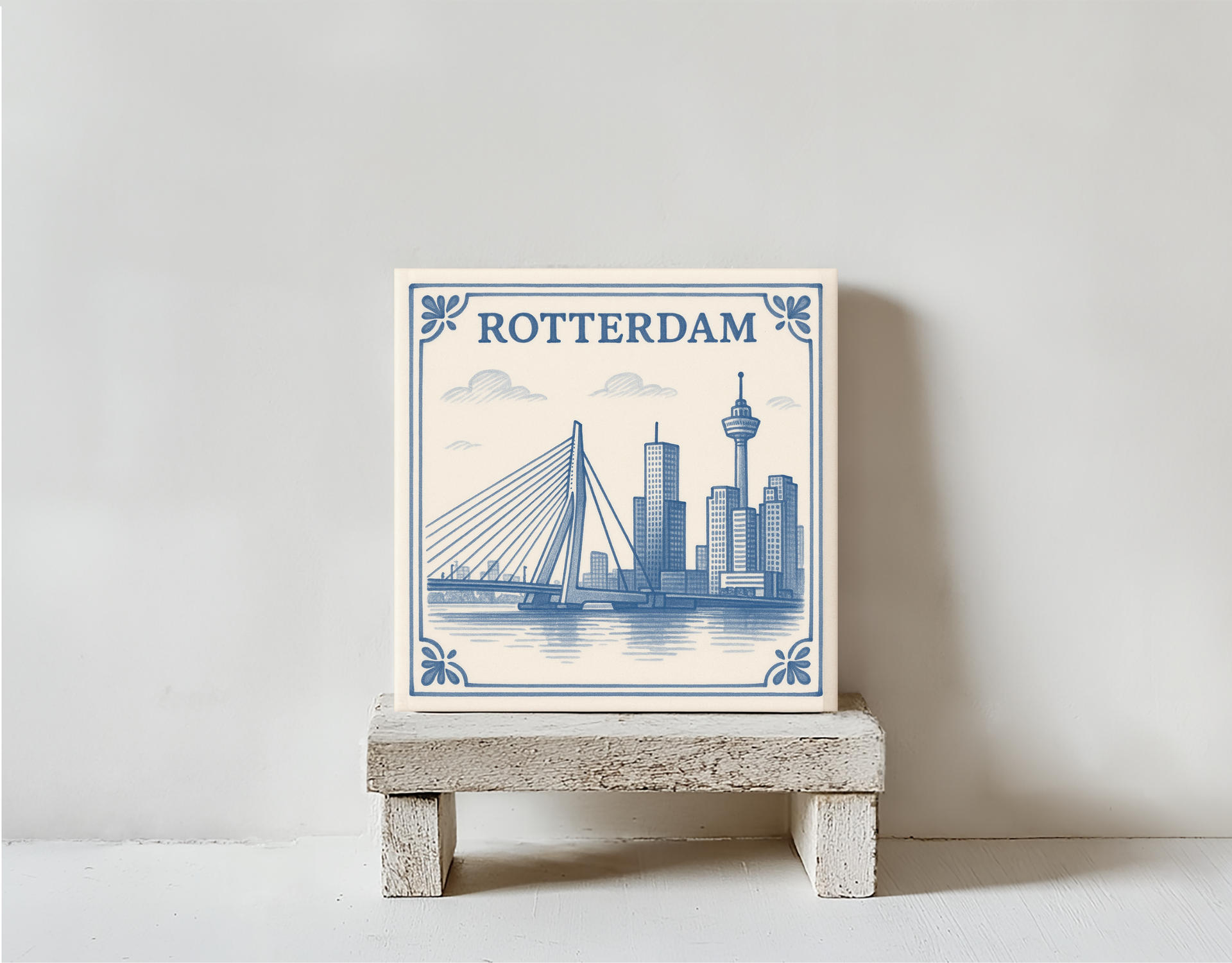 Tegeltje rotterdam steen