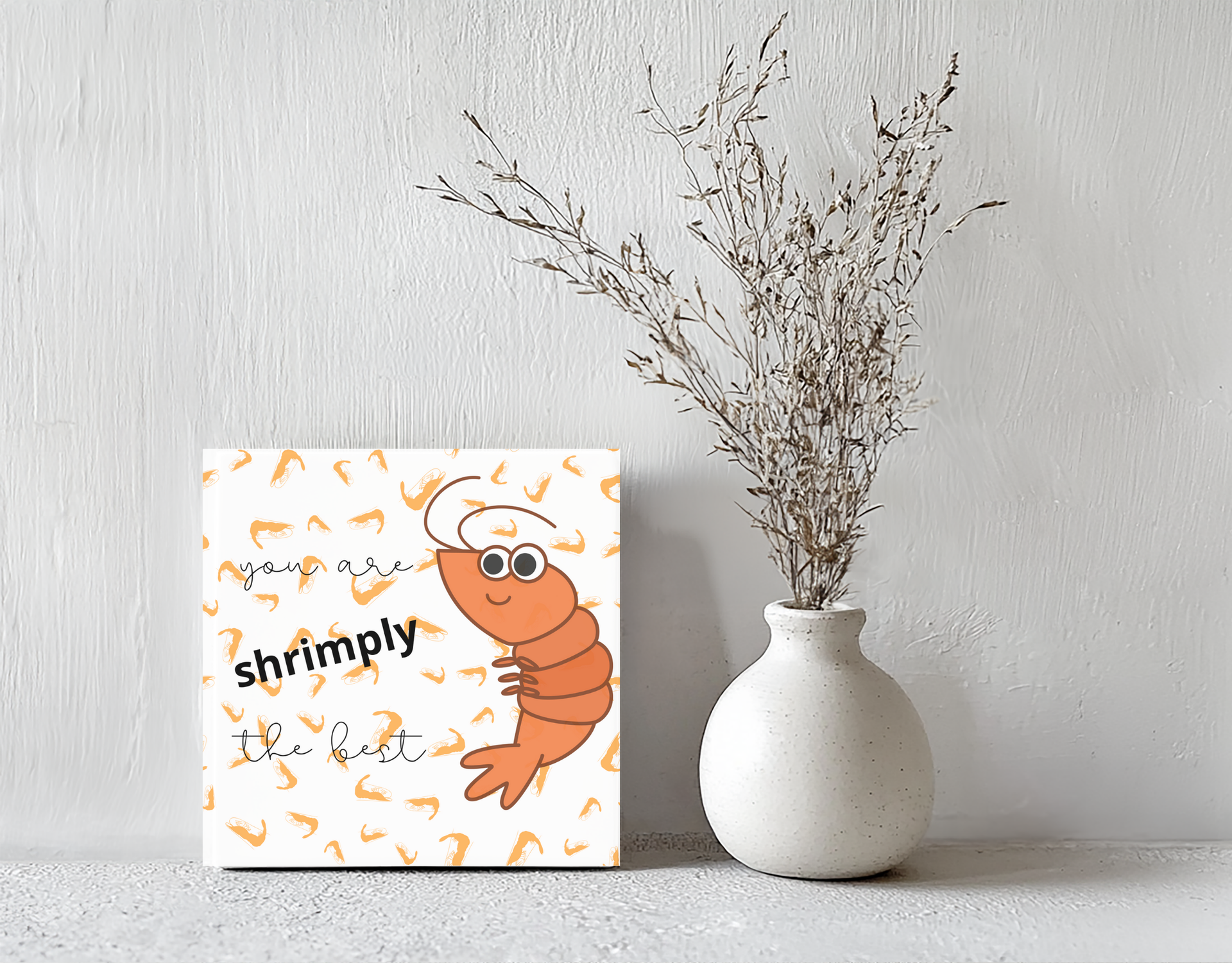 Tegeltje schrimply steen