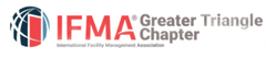 IFMA Greater Triangle Chapter logo with a globe and red letters.