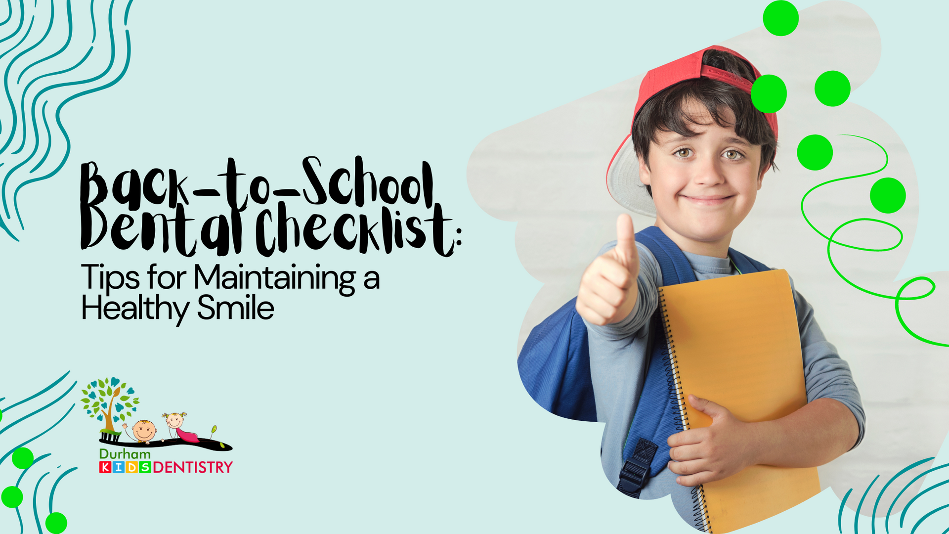 A young boy is holding a folder and giving a thumbs up.