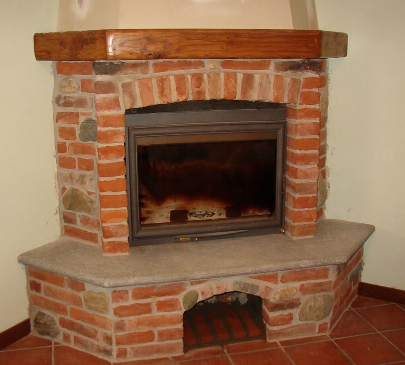 realizzazione camino in muro