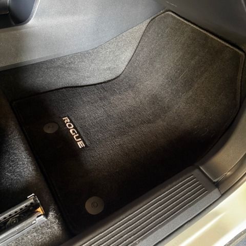 Black car floor mat with 