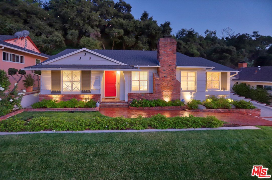 Residential Sale, 1860 CALAFIA ST, GLENDALE CA 91208, single-family home with red door