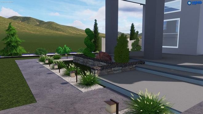 3D landscape rendering 
