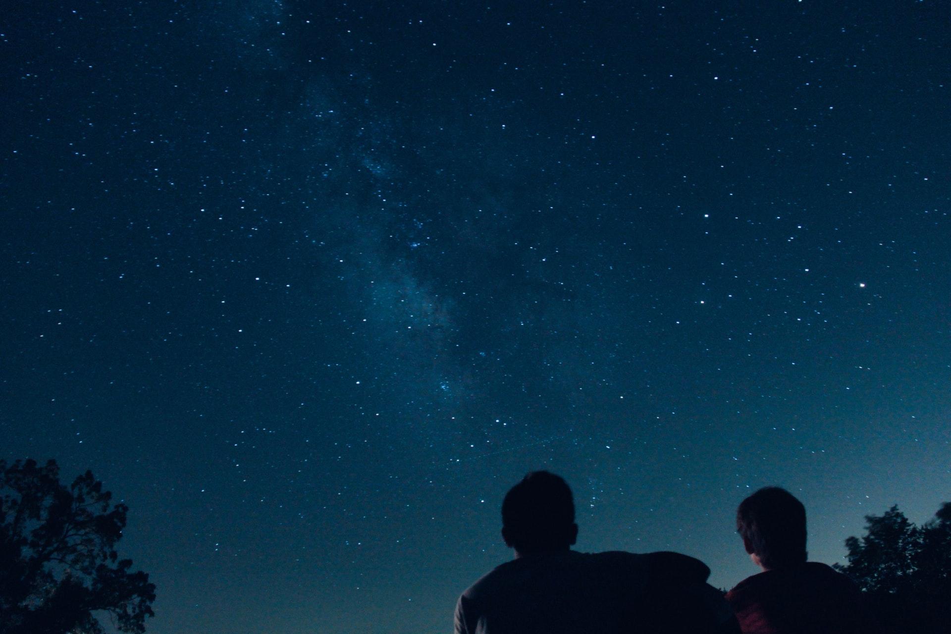Two Men At Night