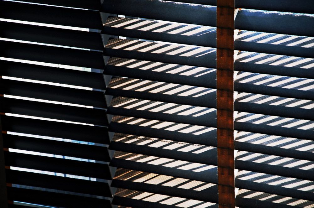 Closeup of Wooden Blinds — Window Furnishing Services in Kingscliff, NSW