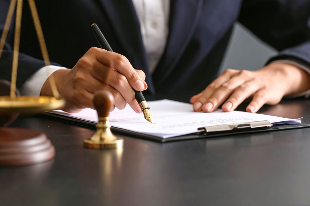 Signing Documents for Notary Services in Nampa, ID