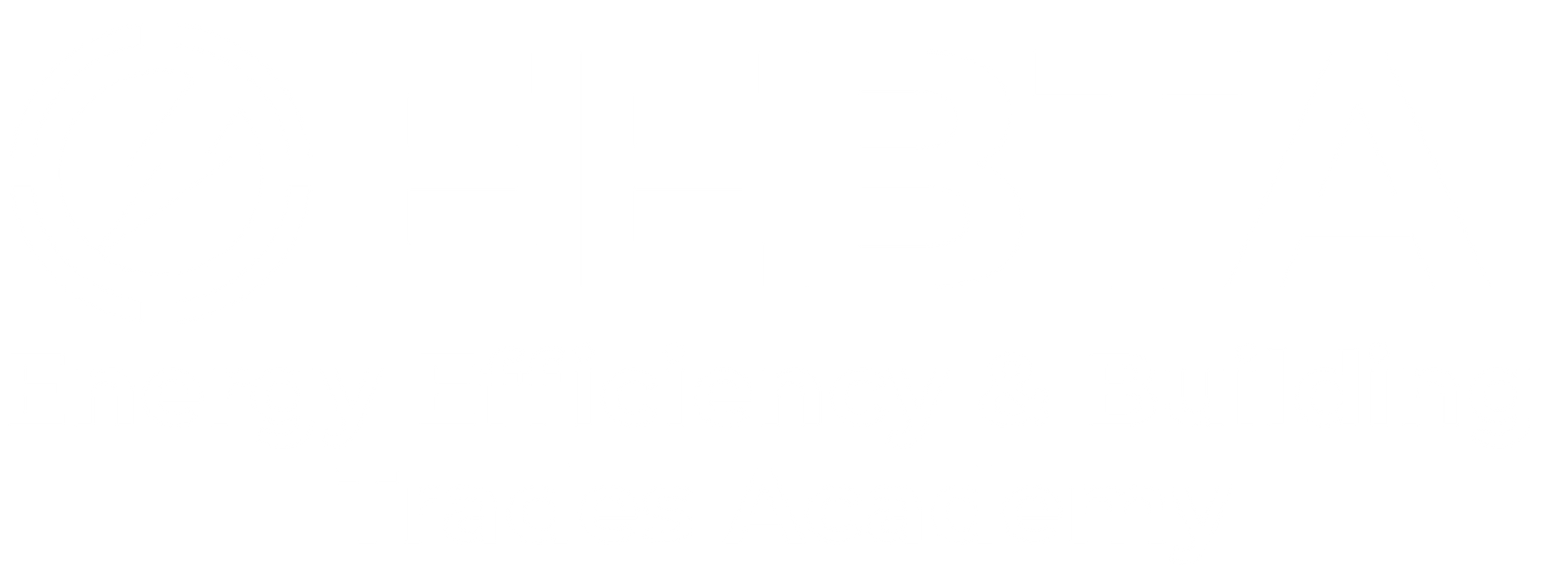 A blue frame with a white border on a white background.