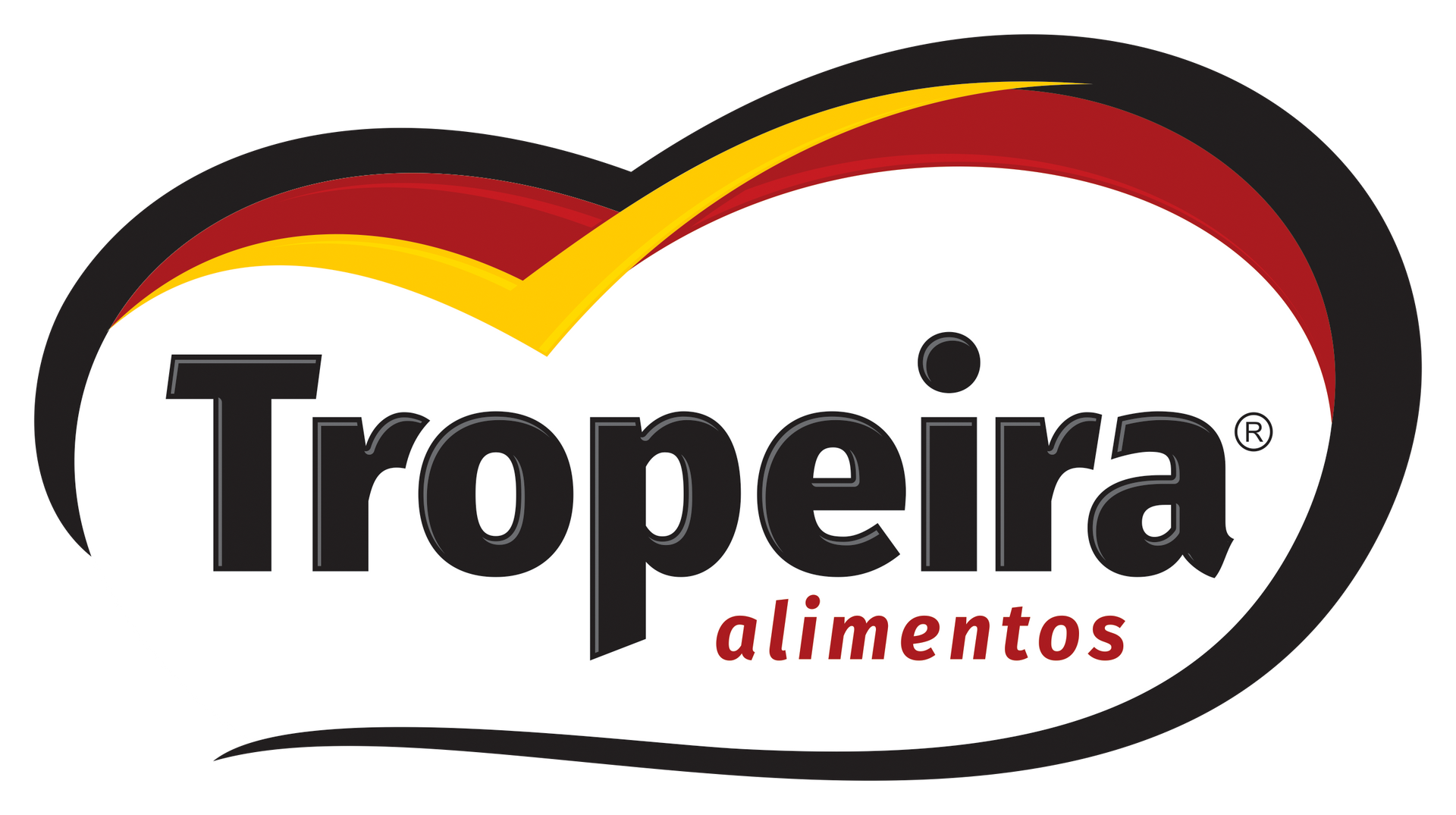 A logo for tropeira alimentos is shown on a white background.