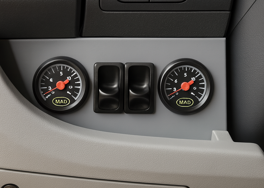 Manometer voor hulpluchtvering