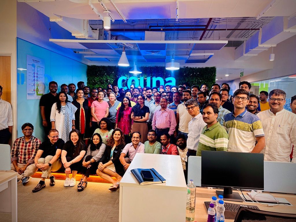 India Coupa team members posing in a group photo