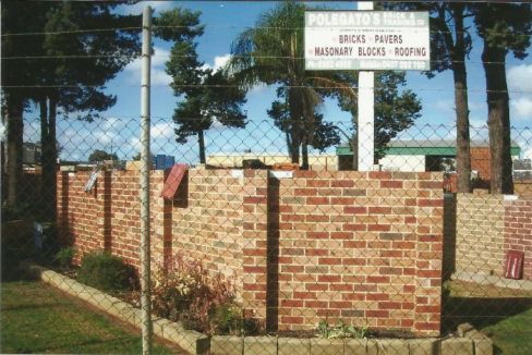pavers, roof tiles, blocks, cement, bricks